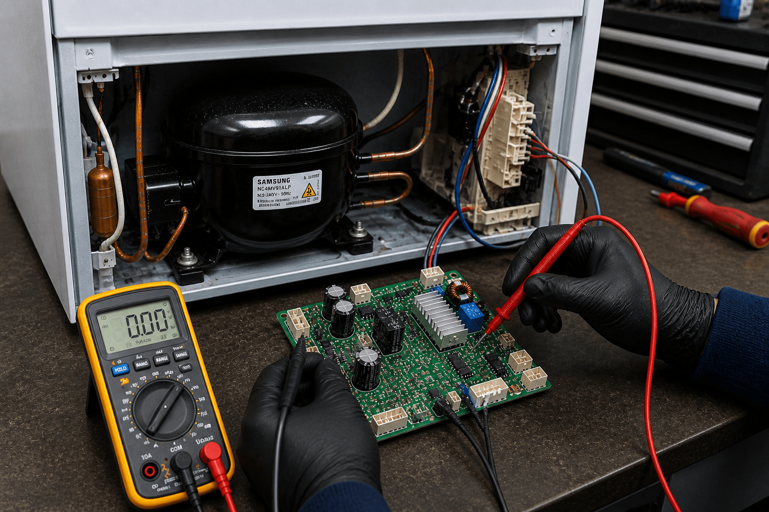 secadora Samsung no calienta: revisión técnica en Sator Electrónica